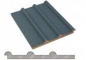 Vaj huam sib luag Mdf nrog cov ntawv melamine Veneer